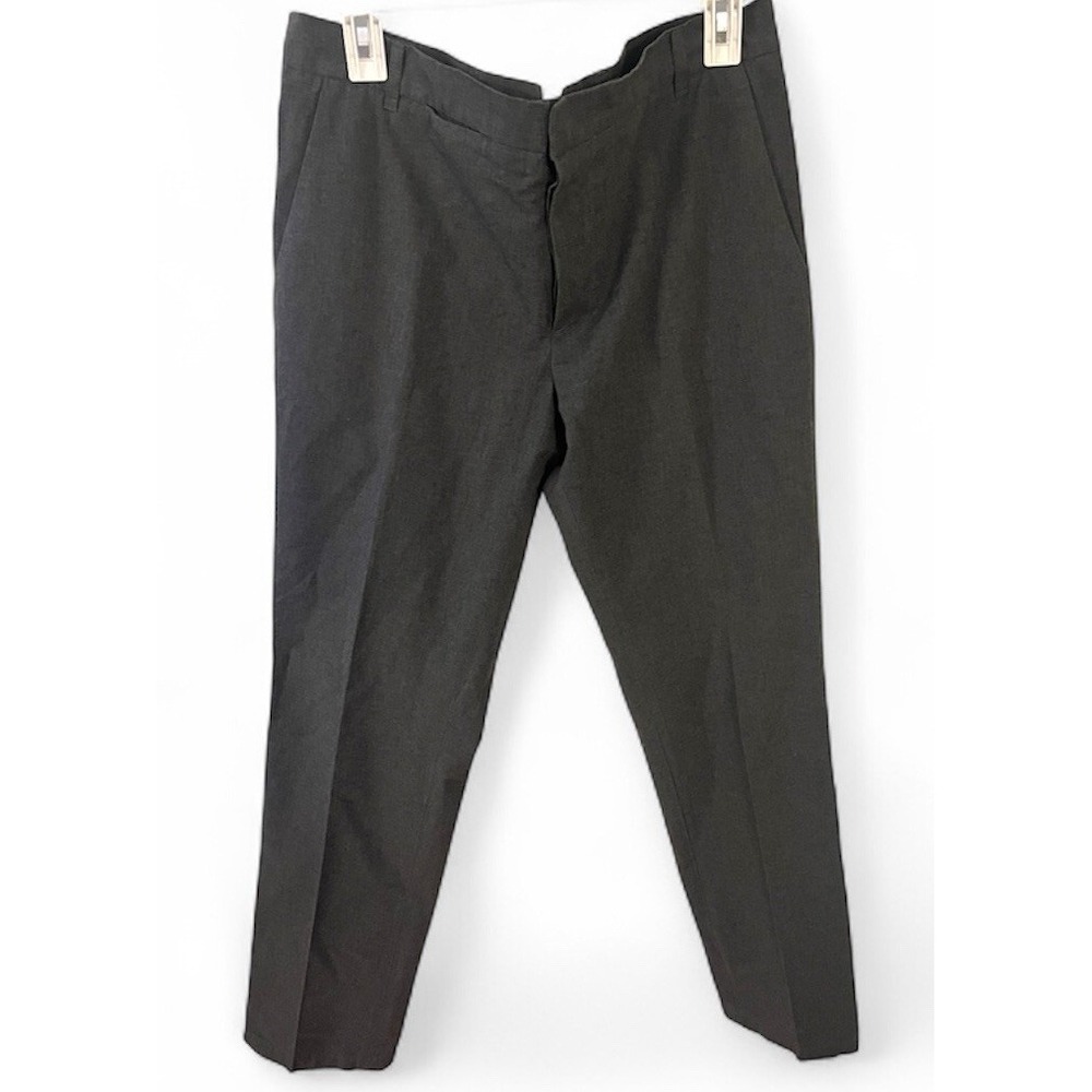 Band Of Outsiders‎ Men's Tapered Grey Cotton Skinny Trouser Sz 2 34" Inseam